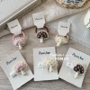 Spring 2025 new forest-themed mushroom fabric children's side bangs with sweet girl's ponytail hair band and hair accessory card Application Scenario
